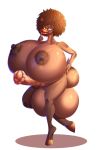  afro anatid anseriform anthro avian big_breasts bird breasts duck ear_piercing ear_ring equid equine genitals gynomorph helaviskrew hi_res horse huge_breasts hybrid hyper hyper_breasts intersex lipstick makeup mammal penis piercing solo yvette_(vikbys) 