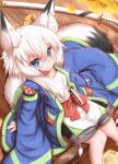  animal_ears horokusa kitsune tail weapon 