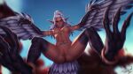  ass breasts monster_girl naked personal_ami pointy_ears pussy uncensored wings 