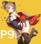  girls_frontline hyoin p90_(girls_frontline) thighhighs torn_clothes 