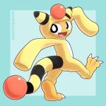  1:1 3_toes amphy anthro barefoot claws feet gobanire hi_res looking_back male nintendo onesie paws pok&eacute;mon pok&eacute;mon_(species) scrafty soles solo toe_claws toes video_games 