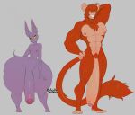  abs anthro balls beerus big_balls big_butt big_penis butt dragon_ball dragon_ball_super duo eyelashes foreskin genitals girly haplorhine huge_balls huge_butt huge_penis hyper hyper_balls hyper_butt hyper_genitalia hyper_hips hyper_penis male mammal monkey monki muscular muscular_male nipple_piercing nipples nude penis piercing primate pubes size_difference tingtongten wide_hips 