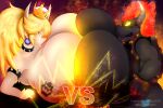  2021 3:2 absurd_res alternate_species animal_humanoid anthro baconbasket big_breasts blonde_hair bowser bowsette_meme breasts clothing collar crossgender crown digital_drawing_(artwork) digital_media_(artwork) duo english_text female fury_bowser hair hi_res horn huge_breasts humanoid humanoidized hyper hyper_breasts koopa mario_bros meme nintendo nintendo_switch nude scalie signature spikes super_crown text thick_thighs video_games 