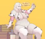  absurd_res big_breasts bovid breasts caprine cumbread female goat hi_res machine mammal mature_female milk milking_machine plushie solo thick_thighs toriel undertale video_games 