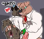  &lt;3 2020 5_fingers after_sex aggressive_retsuko anothermeekone anthro anthro_on_anthro anus big_dom_small_sub blush bodily_fluids bottomless butt clothed clothing cum cum_in_ass cum_inside cum_on_penis director_ton domestic_pig domination dress_shirt duo erection fingers gaping gaping_anus genital_fluids genitals haida hi_res humanoid_genitalia humanoid_penis hyaenid hypnosis male male/male male_domination mammal mind_control necktie penis penis_size_difference ringed_eyes saliva sanrio shirt size_difference smile spit_in_mouth spotted_hyena submissive submissive_male suid suina sus_(pig) sweat topwear 