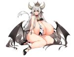  animal_humanoid big_breasts bovid bovid_humanoid bovine bovine_humanoid breasts cattle cattle_humanoid clothed clothing cowbell crown ear_piercing ear_ring female footwear high_heels horn humanoid mammal mammal_humanoid partially_clothed piercing shoes solo solo_focus unknown_artist wings 