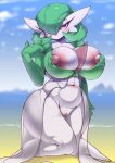  &lt;3 3_fingers absurd_res ashraely big_breasts blush breasts clothing curvy_figure digital_media_(artwork) female fingers gardevoir genitals green_hair hair hi_res huge_breasts humanoid humanoid_genitalia humanoid_pussy looking_at_viewer nintendo not_furry nude pok&eacute;mon pok&eacute;mon_(species) pussy red_eyes simple_background solo thick_thighs video_games voluptuous wide_hips 