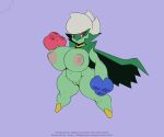  absurd_res badgengar ber00 big_breasts breasts cape choker clothing elemental_creature elemental_humanoid eyelashes female flora_fauna flower_(anatomy) genitals green_body green_skin hi_res huge_breasts humanoid jewelry navel necklace nintendo nipples not_furry nude pink_nipples plant plant_humanoid pok&eacute;mon pok&eacute;mon_(species) pussy red_eyes roserade short_stack solo text thick_thighs url video_games 