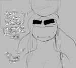  anthro asinus breasts clothed clothing comic diolouge donkey duo english_text equid equine female fupp_(fuppfuc69) fur hair hi_res jason_(joushi) joushi male male/female mammal monochrome open_mouth polar_bear simple_background text ursid ursine 