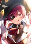  cleavage eyepatch hololive houshou_marine pirate see_through yoshida_iyo 