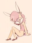  anthro archie_comics bunny_costume clothing costume edtropolis female footwear hi_res high_heels looking_at_viewer playboy_bunny sally_acorn shoes sitting smile solo sonic_the_hedgehog_(archie) sonic_the_hedgehog_(comics) sonic_the_hedgehog_(series) 