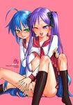  kagami_hiiragi konata_izumi lucky_star tagme 