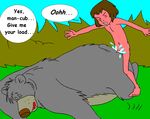  baloo comic disney jungle_book mouseboy mowgli 