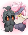  diancie gen_6_pokemon gen_7_pokemon highres marshadow mythical_pokemon pokemon 