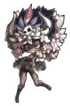  animal_humanoid awakened_ururun battle_cats black_eyes black_hair bone breasts brown_body brown_skin canid canid_humanoid canine canine_humanoid cleavage clothed clothing feathers female hair headdress horn humanoid inawon mammal mammal_humanoid skull ururun_wolf white_hair wolf_humanoid 