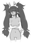  anonymous_artist anthro demonpact_clarice female monochrome solo very_successful_girl_(demonpact_clarice) 