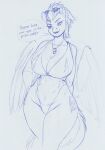  2021 anthro big_breasts breasts cleavage clothed clothing dialogue english_text equid equine eyewear female friendship_is_magic hasbro hi_res longinius mammal my_little_pony one-piece_swimsuit pegasus pose sketch solo spitfire_(mlp) standing sunglasses swimwear text whistle wide_hips wings wonderbolts_(mlp) 