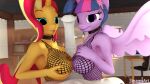  16:9 3d_(artwork) 4k absurd_res animal_genitalia animal_penis anthro anthrofied big_breasts breasts collaborative collaborative_sex collaborative_titfuck collar digital_media_(artwork) equestria_girls equid equine equine_penis erection female fishnet fishnet_topwear friendship_is_magic genitals group group_sex hasbro hi_res holding_breast horn male male/female mammal my_little_pony penis sex steamyart sunset_shimmer_(eg) threesome titfuck twilight_sparkle_(mlp) unicorn widescreen winged_unicorn wings 