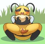  anthro arthropod bee blush bug_fables female genitals hi_res hymenopteran insect moonsprout_games neitsuke penetration pussy solo spread_legs spreading vaginal vaginal_penetration vi_(bug_fables) 
