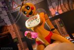  3d_(artwork) absurd_res animatronic anthro digital_media_(artwork) duo faceless_male female five_nights_at_freddy&#039;s five_nights_at_freddy&#039;s_2 hi_res human kosatka machine male male/female mammal masturbation penetrable_sex_toy robot sex sex_toy solo_focus source_filmmaker tagme toy_chica_(fnaf) video_games 