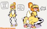  after_sex animal_crossing anthro anus bell bell_collar big_butt bikini blonde_hair blush bodily_fluids butt canid canine canis clothing collar cowkini crouching crying cum cum_in_pussy cum_inside dialogue domestic_dog ear_piercing ear_tag english_text female footwear gaping gaping_pussy genital_fluids genitals gloves hair handwear isabelle_(animal_crossing) legwear looking_at_viewer looking_pleasured mammal midriff navel nervous nintendo piercing polygonheart pussy raised_tail shih_tzu simple_background skinny socks solo speech_bubble stockings swimwear tears text toeless_socks tongue tongue_out toy_dog url video_games white_background yellow_body 