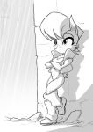  anthro archie_comics boots chipmunk clothing conditional_dnp crossed_arms female footwear ground_squirrel jollyjack leaning_on_wall mammal monochrome raining rodent sally_acorn sciurid solo sonic_the_hedgehog_(archie) sonic_the_hedgehog_(comics) sonic_the_hedgehog_(series) topwear vest 