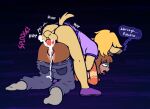  anal anal_penetration beatrice_(demonpact_clarice) bodily_fluids canid canine canis cum cum_in_ass cum_inside demonpact_clarice domestic_dog duo female genital_fluids lenny_(demonpact_clarice) male male/female mammal penetration unknown_artist 