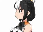  &lt;3 4:3 animal_humanoid animal_print animated black_eyes black_hair bovid bovid_humanoid bovine bovine_humanoid breasts cattle_humanoid clothing cow_print female friesian_(kemono_friends) gloves hair handwear humanoid kemono_friends looking_at_viewer low_res mammal mammal_humanoid multicolored_hair open_mouth ribbons short_hair short_playtime simple_background smile solo two_tone_hair unknown_artist 