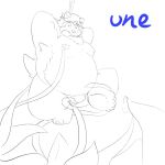  1:1 2021 anthro belly canid canine canis domestic_dog kemono kginutc live-a-hero male mammal mokdai moobs nipples overweight overweight_anthro overweight_male simple_background sketch solo tentacles video_games white_background 