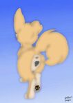  angel_(lady_and_the_tramp) animal_genitalia animal_pussy anus butt canid canine canine_pussy canis disney domestic_dog female fur genitals hi_res lady_and_the_tramp mammal presenting pussy raised_leg simple_background solo young 