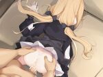  1boy 1girl ass ass_grab blonde_hair censored clothed_sex doggystyle doll_joints highres joints long_hair mosaic_censoring ogami_kazuki original penis sex sex_from_behind twintails 
