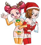  brown_hair christmas doremi_harukaze fujiwara_hazuki harukaze_doremi hazuki_fujiwara ojamajo_doremi red_hair 