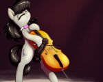  animal_genitalia animal_penis black_hair bow_tie bowed_string_instrument cello equid equine equine_penis eyes_closed friendship_is_magic genitals girly grey_body hair hasbro hi_res horse male mammal musical_instrument my_little_pony octavia_(mlp) penis pony solo standing string_instrument t72b 