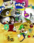  blooey blooper blush bob-omb brown_hair castle cephalopod cherry chestnut_king coleoid compass crazee_dayzee eclair flower food fruit hair hammer hayzee hi_res hizza human jerry_(paper_mario) luigi mammal marine mario_bros metaeat mollusk nintendo nutcracker octopodiform paper_luigi paper_mario plant princess_eclair reptile scalie screamy_(paper_mario) size_difference snake spike_top strawberry tools torque_(paper_mario) video_games waffle 