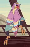 2020 animated avian breath_of_the_wild clothed clothing elvche female hi_res looking_at_viewer nintendo saki_(tloz) short_playtime solo solo_focus the_legend_of_zelda video_games 
