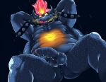  2021 anthro anus balls barazoku biceps blonde_hair blue_anus blue_body blue_skin bowser bracelet butt collar erection eyebrows fire flaming_eyebrows flaming_hair foreskin fury_bowser genitals glowing glowing_eyebrows glowing_eyes glowing_hair hair horn humanoid_genitalia humanoid_penis jewelry koopa looking_at_viewer looking_down male manly mario_bros multicolored_body multicolored_eyebrows multicolored_hair multicolored_skin musclegut muscular muscular_anthro muscular_male navel nintendo nude orange_body orange_hair orange_skin outside pecs penis presenting presenting_anus presenting_balls presenting_hindquarters presenting_penis pseudo_hair raining red_eyebrows red_hair red_tongue reptile scales scalie sharp_teeth shell short_hair shukeiart smile solo spiked_bracelet spiked_collar spikes spread_legs spreading standing super_mario_3d_world teeth thick_thighs tongue tongue_out triceps uncut video_games white_eyes yellow_body yellow_eyes yellow_skin 