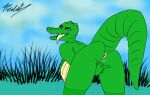  alligator alligatorid anthro anus areola bedroom_eyes bent_over big_breasts big_tail bodily_fluids breasts butt cloud crocodilian female fingering fingering_self genital_fluids genitals hi_res huge_breasts looking_at_viewer masturbation narrowed_eyes nipples non-mammal_breasts nude presenting presenting_hindquarters presenting_pussy pussy pussy_juice realius reptile scalie seductive sky smile solo swamp thick_thighs tongue tongue_out traditional_media_(artwork) vaginal vaginal_fingering vaginal_masturbation water 