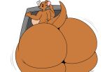  absurd_res angstrom anthro big_breasts big_butt breasts butt disney doorway female hi_res huge_butt kanga kangaroo looking_back macropod mammal marsupial nude rear_view solo stuck stuck_in_door thick_thighs wide_hips winnie_the_pooh_(franchise) 