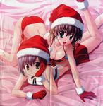  bra christmas cleavage crease ef_~a_fairytale_of_the_two~ fixme miyamura_miyako nanao_naru pantsu shindou_kei 
