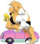  0r0 0r0ch1 activision all_fours alpha_channel animated anthro balls bandicoot blonde_hair bodily_fluids breasts butt car coco_bandicoot crash_bandicoot_(series) digital_media_(artwork) doggystyle duo erection female female_penetrated flower from_behind_position fur genital_fluids genitals green_eyes hair lagomorph leporid long_hair low_res male male/female male_penetrating male_penetrating_female mammal marsupial nipples nude open_mouth penetration penis pixel_(artwork) pixel_animation plant pussy rabbit sex short_playtime simple_background transparent_background tsunamidusher vaginal vehicle video_games 