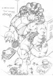 1996 anthro building car crush crushed_underfoot crushed_vehicle destruction felid female flexing footprint kencougr macro mammal military monochrome muscular muscular_anthro muscular_female pantherine soldier solo stepped_on tank tiger traditonal_artwork vehicle warrior 
