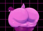  anthro big_butt butt clothed clothing deltarune female huge_butt huwon hyper hyper_butt overweight overweight_anthro overweight_female pants_down partially_clothed solo susie_(deltarune) video_games wide_hips 