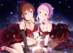  2girls dress idolmaster_million_live! makabe_mizuki satake_minako 