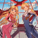  2girls bitikara blue_eyes bodysuit braid long_hair multiple_girls neon_genesis_evangelion pilot_suit plugsuit princess_zelda red_eyes robot sheik super_smash_bros. test_plugsuit the_legend_of_zelda the_legend_of_zelda:_a_link_between_worlds the_legend_of_zelda:_a_link_to_the_past the_legend_of_zelda:_ocarina_of_time 