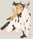  &lt;3 2021 absurd_res ambiguous_penetration anthro big_breasts bite biting_lip biting_own_lip black_body black_fur blush bodily_fluids bovid bovine breasts canid canine cattle cum cum_on_back cum_on_ground digitigrade dipstick_ears dipstick_tail duo ear_tag eyes_closed female fox fur genital_fluids hi_res hooves horn larger_female male male/female mammal multicolored_ears multicolored_tail nipples onomatopoeia penetration securipun self_bite simple_background size_difference smaller_male sound_effects sweat text white_body white_fur 