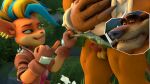  16:9 3d_(artwork) 4k absurd_res activision anthro balls bandicoot clothing crash_bandicoot_(series) digital_media_(artwork) duo erection felid female genitals gloves handwear hi_res humiliation laugh male male/female mammal marsupial mocking pantherine penis pirate_tawna small_balls small_penis small_penis_humiliation source_filmmaker tiger tiny_tiger video_games widescreen 