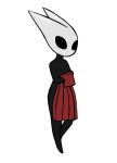  absurd_res alpha_channel anthro arthropod barefoot black_body breasts cape clothing e254e female hi_res hollow_knight hornet_(hollow_knight) insect looking_at_viewer nail non-mammal_breasts nude red_clothing solo team_cherry video_games white_face 