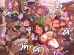  4girls ahegao alternate_costume bangs black_hair blush bodystocking boris_(noborhys) breasts breasts_outside brown_hair censored cum cum_in_pussy dorothea_arnault drooling ejaculation fire_emblem fire_emblem:_genealogy_of_the_holy_war fire_emblem:_new_mystery_of_the_emblem fire_emblem:_three_houses fire_emblem_awakening fire_emblem_heroes green_eyes green_hair group_sex heart heart-shaped_pupils highres holding_hands katarina_(fire_emblem) large_breasts lene_(fire_emblem) long_hair multiple_girls nipples open_mouth orgy pubic_tattoo purple_eyes purple_hair pussy saliva see-through sex short_hair spread_legs sweat symbol-shaped_pupils tattoo tharja_(fire_emblem) torn_clothes vaginal 