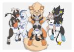  absol ambiguous_gender arcanine black_body black_eyes black_fur blue_body blue_eyes blue_fur blush bodily_fluids brown_body canid canine claws diaper fangs feral fluffy fluffy_tail footprint fur grey_body group hi_res horn houndoom luxray lycanroc lying lying_on_top mammal midday_lycanroc mightyena nintendo nyanyakotarou on_back open_mouth orange_body orange_eyes pawprint pok&eacute;mon pok&eacute;mon_(species) red_body red_eyes red_fur round_ears simple_background spread_legs spreading tears video_games white_background white_body white_fur yellow_body yellow_eyes yellow_fur 