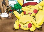  ash_ketchum ashchu nintendo pikachu pokemon 